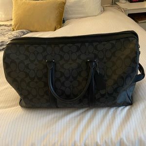 Black Mens coach duffle-bag - PRICE FIRM